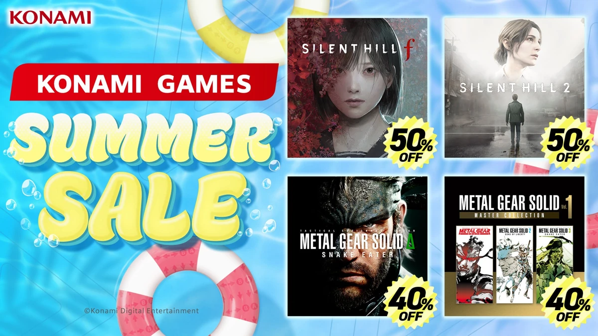 KONAMI、Steamストアで「Summer SALE」開催！『SILENT HILL f』や『METAL GEAR SOLID』シリーズなどがラインナップ
